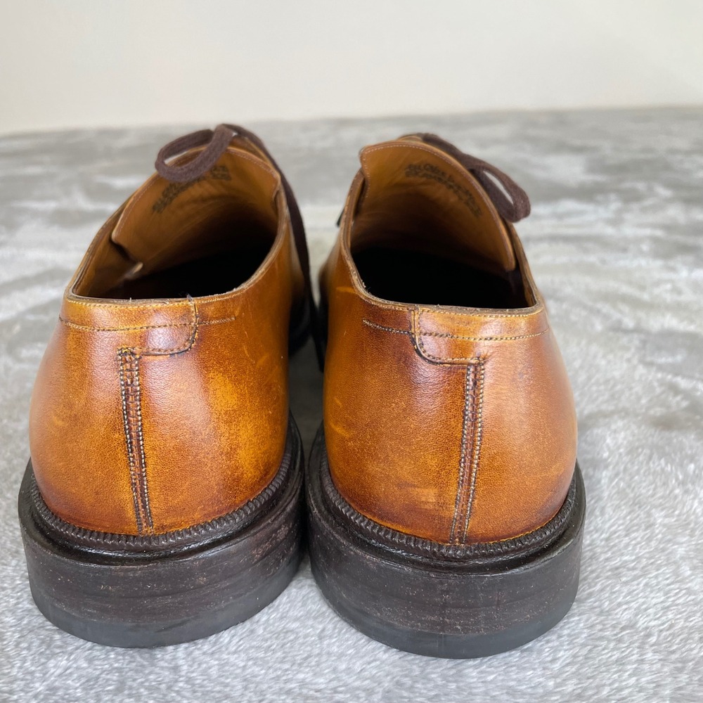 Vintage Bally Mens Dress Shoes Sz 7.5 Goodyear Switzerland Derby Leather Lace Up - Picture 5 of 12